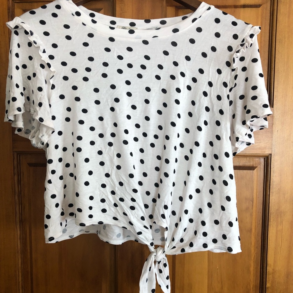 Polka Dot Crop Top
